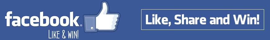 Like ons op facebook en win leuke prijzen!